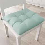PETTI Artigiani Italiani - Kussen voor keukenstoel, set van 6 kussens voor keukenstoelen, van katoen met linten, water, 100% Made in Italy