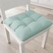 PETTI Artigiani Italiani - Kussen voor keukenstoel, set van 6 kussens voor keukenstoelen, van katoen met linten, water, 100% Made in Italy