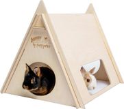 BUNNY NATURE Knaagdierhuis 47x60x46cm Beige Hout