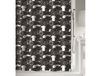 Spirella Patchwork douchegordijn Polyester Zwart, Wit