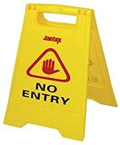 Jantex No Entry Safety Sign Sticker