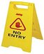 Jantex No Entry Safety Sign Sticker