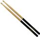 Zildjian 5B Hickory Sticks, zwart-DIP Natural Finish, Wood Tip - Drumsticks