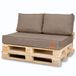 Blomster Outdoor - Coussin d'extérieur pour meubles palette - hydrofuge - Europalette - 120x80x15 cm