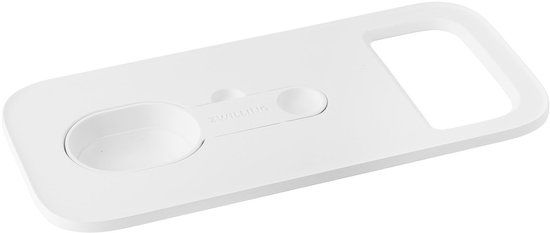 ZWILLING FRESH & SAVE CUBE 4 in 1 accessoire M, met maatlepel, voor CUBE-containers maat M/2M/3M, BPA-vrij plastic, wit
