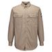 Portwest FR89 Bizflame Hemd Lange Pasvorm 2 Zakken Lichtgewicht Duurzaam | Khaki, XL, EN ISO 11612, EN 61482-2, UPF 50+, 88% Katoen/12% Nylon, Machinewasbaar, Vlamvertragend, Knoopsluiting