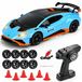 Lamborghini Huracán voiture RC drift - Échelle 1:24 - Bleu - Télécommande