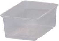 Keeeper Wilma opbergbox, 30x20x11 cm, grijs/transparant