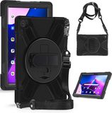 Austin eSTUFF Austin Defender Case Lenovo TAB M10 Plus Gen 3 10.6 2022 (TB-125F/TB-128F) Zwart