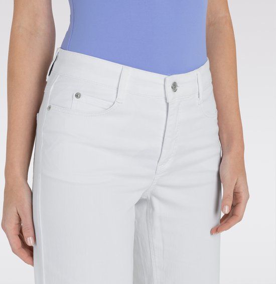 MAC Dream wide leg jeans D010 White denim
