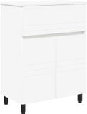 vidaXL Badkamer Vaniteitsunit Wit 60 x 35 x 80 cm Bewerkt Hout