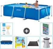 Intex Rechthoekig Frame Zwembad - 260 x 160 x 65 cm - Blauw