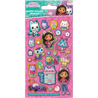 Gabby's Dollhouse Sparkly Herbruikbare Stickers Officieel gelicentieerd product
