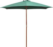 vidaXL Parasol met houten paal 270 cm antraciet