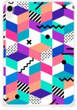 B2Ctelecom Apple iPad mini 6 (2021) Back Cover Blokken Kleurrijk