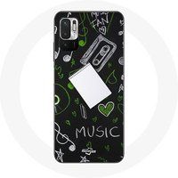 Maniacase Hoesje voor Xiaomi Redmi Note 10T 5G Muziekdrebbelsleutel