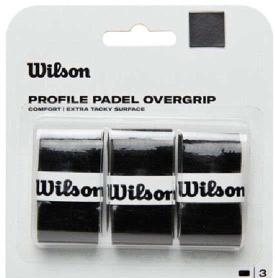 Wilson Profile Padel Overgrip Zwart 3-pack