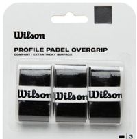 Wilson Profile Padel Overgrip Noir 3-pack