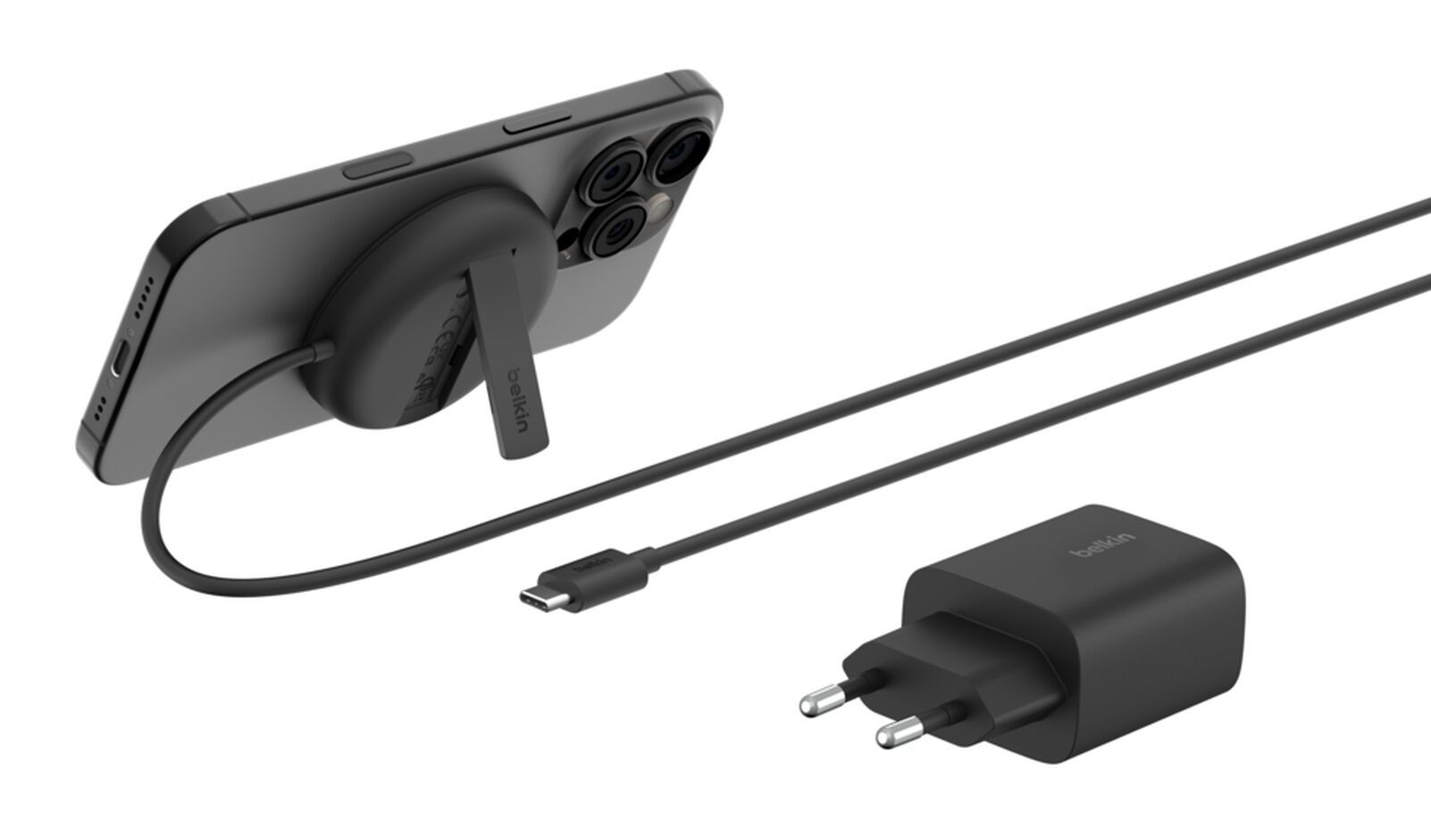 Belkin Boostcharge Qi2 15W Wireless Charger - Black