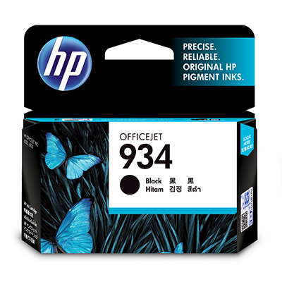 HP 934 Black Original Ink Cartridge single pack / zwart