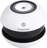 Magic Diamond Humidifier Luchtbevochtiger -Led sfeerverlichting- De stijlvolle luchtbevochtiger- Geur verspreider- met USB – met micro kabel Kleur Zwart wit
