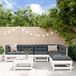 Prolenta Maison Exclusive - 7-tlg. Garten-Lounge-Set Weiß Massivholz Kiefer