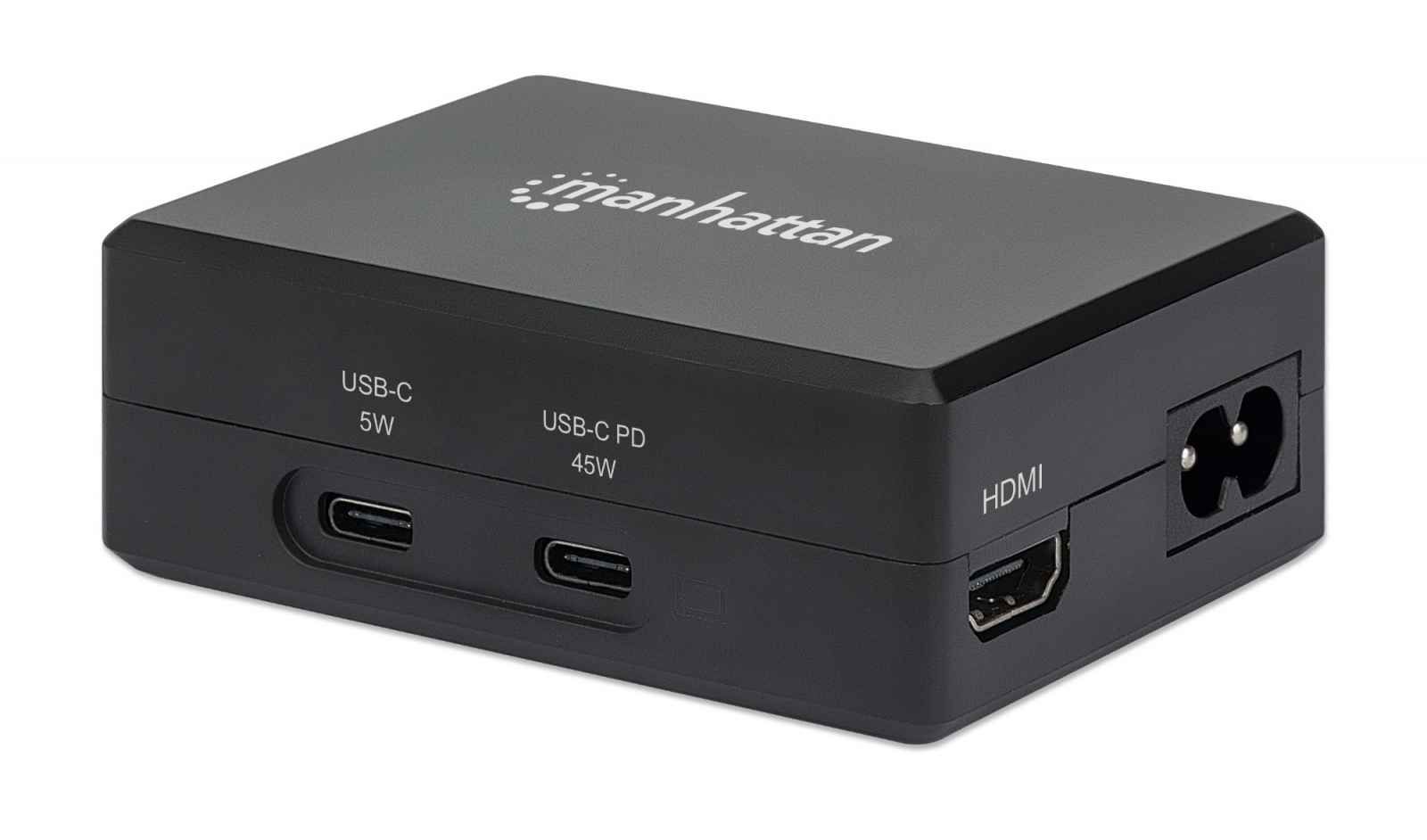 MANHATTAN 130554 - USB-C Hub - 5 poorten - Zwart
