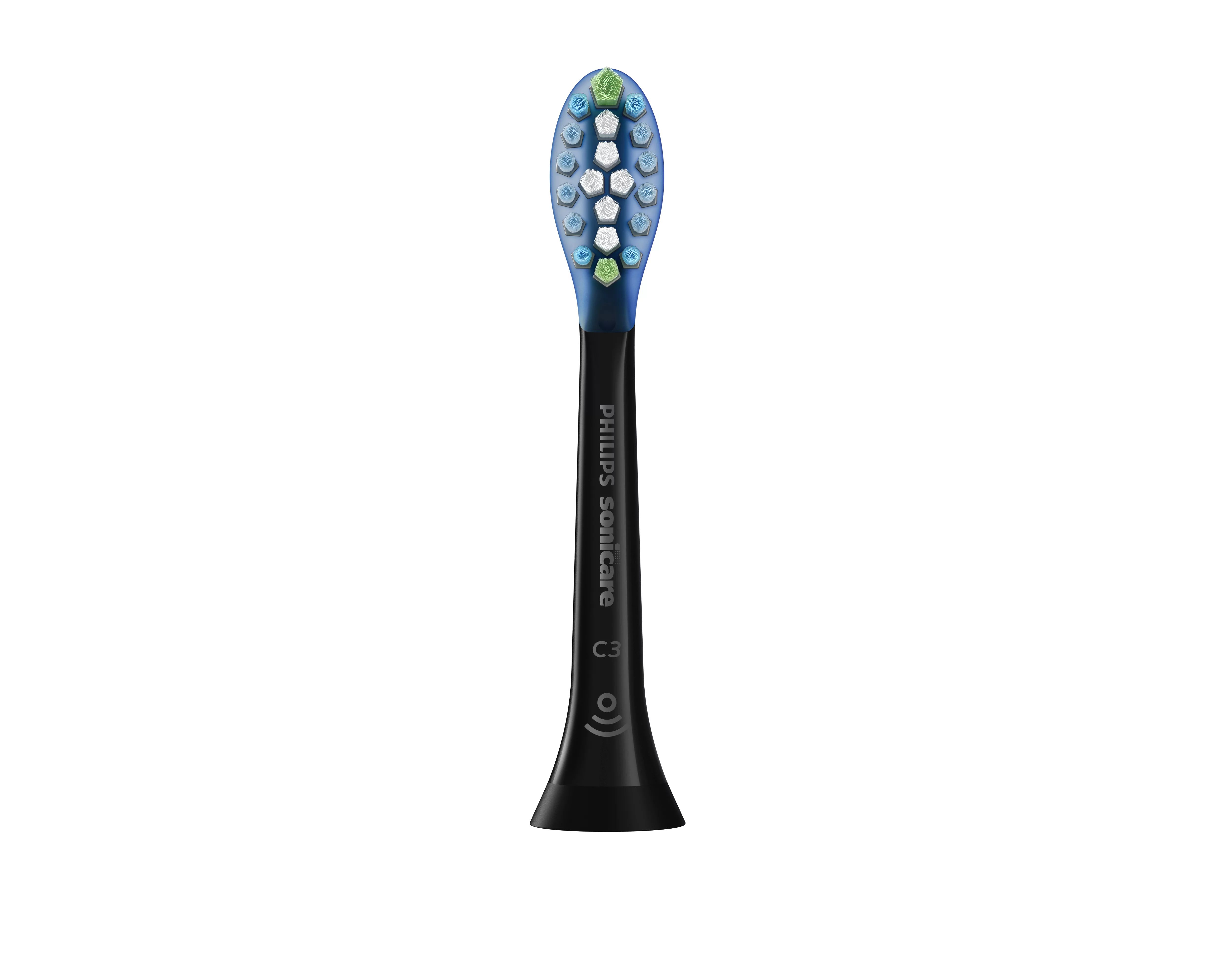 Philips Sonicare C3 Premium Plaque Defence HX9044/33 Opzetborstels - Zwart - 4 stuks