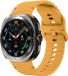 By Qubix - Wave Sport Band - Oker - Geschikt voor Samsung Galaxy Watch Ultra / Ultra 2 - 47mm