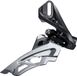 Shimano Deore MTB FD-M6000 Voorderailleur 3x10-speed Side Swing directe montage hoog zwart/zilver