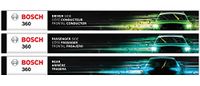 Bosch 360 Complete voertuigwisserbladen - Inclusief voorlichtbladen (paar) + ruitenwisserblad achter (1), 26"/20"/12" (B36006)
