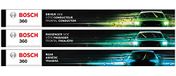 Bosch 360 Complete voertuigwisserbladen - Inclusief voorlichtbladen (paar) + ruitenwisserblad achter (1), 26"/20"/12" (B36006)
