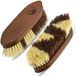Brosse pour chevaux - Brosse rigide - Brosse de nettoyage - Corps en bois - Poils fermes - Pour écurie et zone de pansage