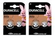 Lithium Duracel Lithium knoopcellen CR2032 3 V, MAS 50 Extra Life, 2 verpakkingen x2
