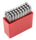 RS PRO 2,5 mm letter-slagstempel set 27-delig, A tot Z