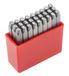 RS PRO 2,5 mm letter-slagstempel set 27-delig, A tot Z