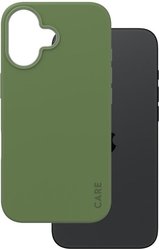 CARE by PanzerGlass Fashionable Case - Groen w. MagSafe iPhone 16