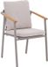 Goossens Stoel Viesta - Buitenstof - Zand - 60 x 77 x 59 cm