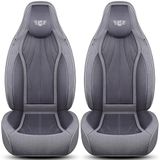 Bremer Sitzbezüge GmbH Premium Camper stoelhoezen voor Frankia Neo LT4 in Grijs (2 losse stoelen)