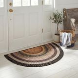 Safavieh Hedendaags tapijt voor woonkamer, eetkamer, slaapkamer - omkeerbaar - gevlochten collectie, korte pool, meerkleurig, 66 x 112 cm