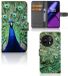 B2Ctelecom OnePlus 11 Telefoonhoesje met Pasjes Pauw