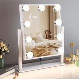 Royals Hollywood Make-up Spiegel - 10x Vergroting - LED - 36x30cm