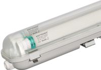 HOFTRONIC LED TL armatuur 150cm dubbel - T8 (G13) - 2x 25 Watt 7000 lumen (140lm/W) - 6000K daglicht wit (860) - Koppelbaar - Flikkervrij - IP65 waterdicht