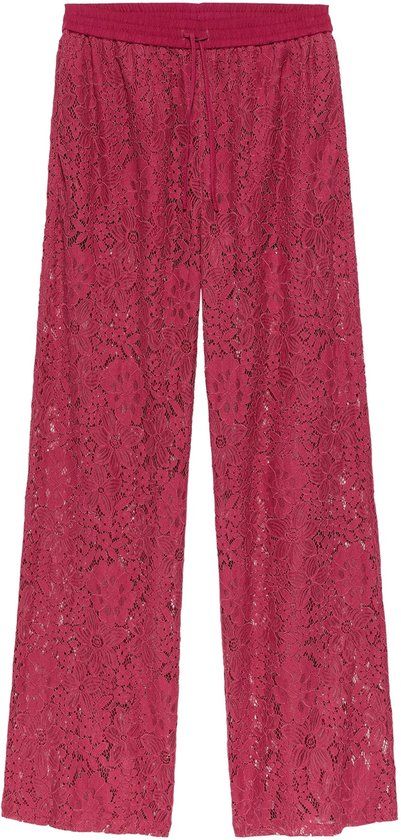 Catwalk Junkie Pull On Lace Trousers Broeken Dames - Bordeaux - Maat 38