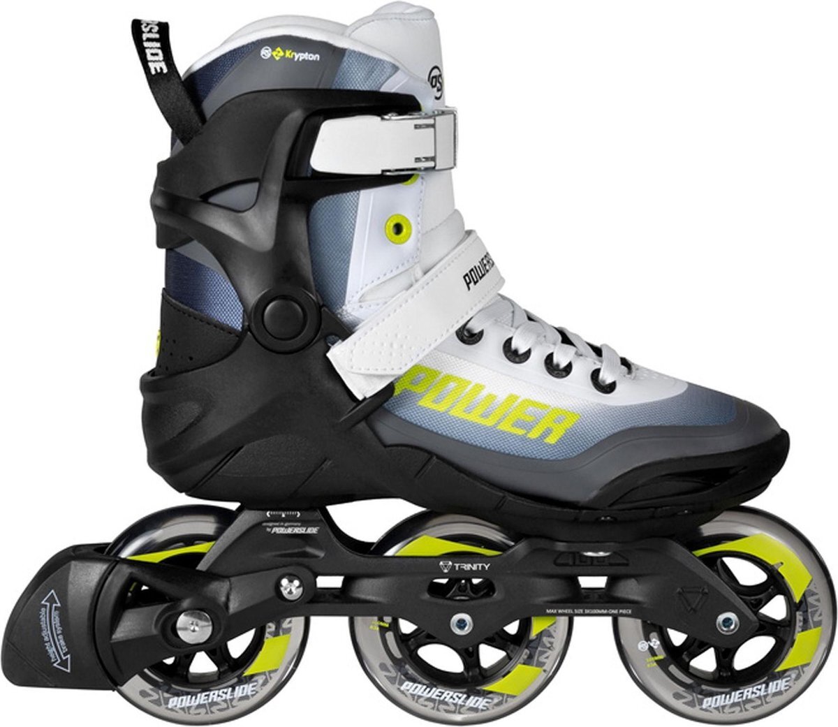 Powerslide inlineskates Phuzion Radon Krypton zilvergrijs