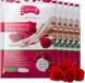 P-Beauty Roze voetmasker, intensieve voetscrub, anti-eeltsokken, regeneratie en hydratatie van de huid, verwijdert likdoorns en scheuren, 5 paar