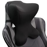 Newsty Auto nekkussen voor autorijden stoel auto hoofdsteun kussen/gaming stoel kussen met verstelbare riem afneembare hoes ergonomisch ontwerp neksteunkussen voor auto, bureaustoel, gamingstoel