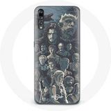 Maniacase Hoesje voor Huawei P20 Game of Thrones Seizoen 8 De IJzeren Troon Poster Karakters Grijze Achtergrond
