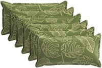 vidaXL - Kussensloop - 6 stuks - Houten Blad Design - 40 x 70 cm - Polyester
