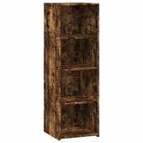 VidaXL Hoge kast 40x41x124 cm bewerkt hout gerookt eikenkleurig